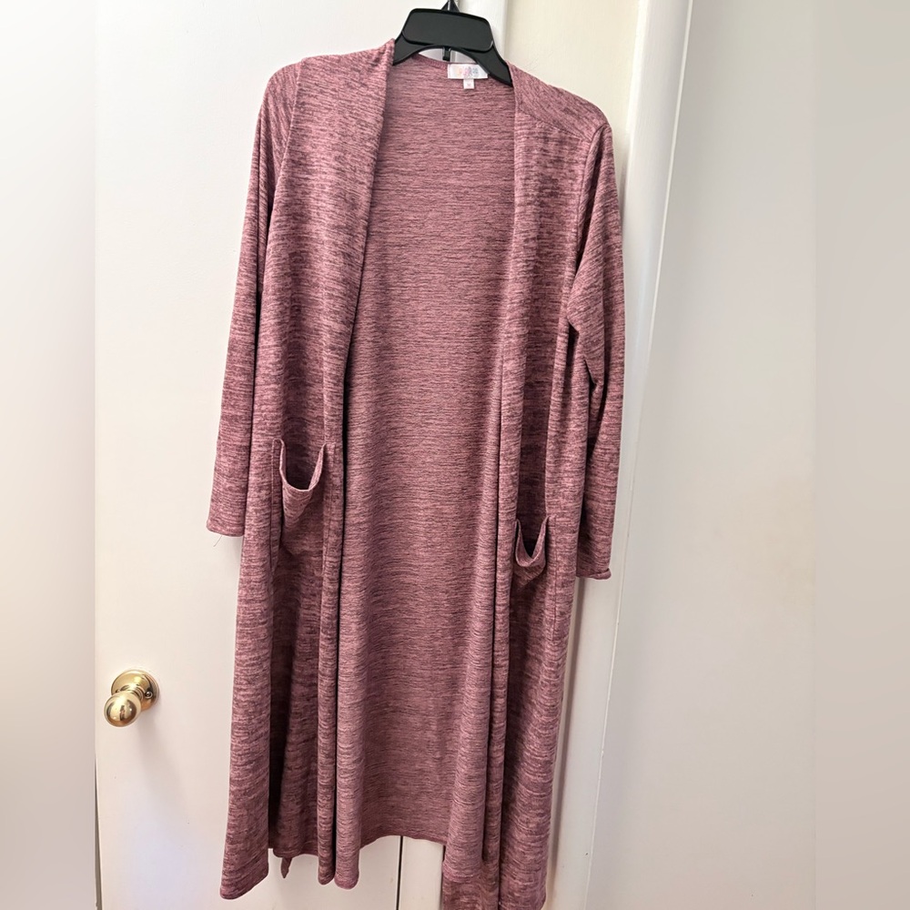 LuLaRoe Mauve Knit Cardigan